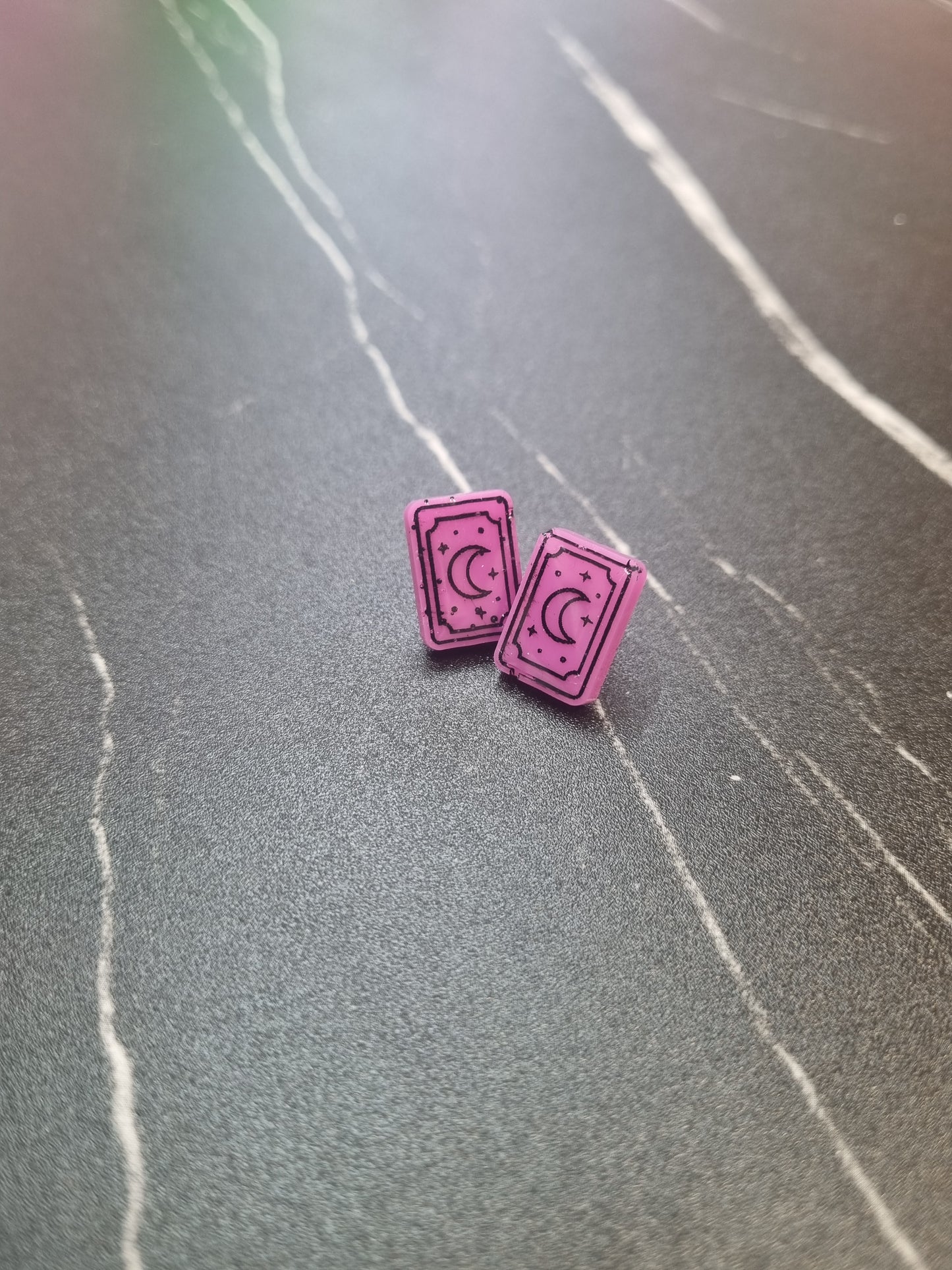 Tarot Card Studs
