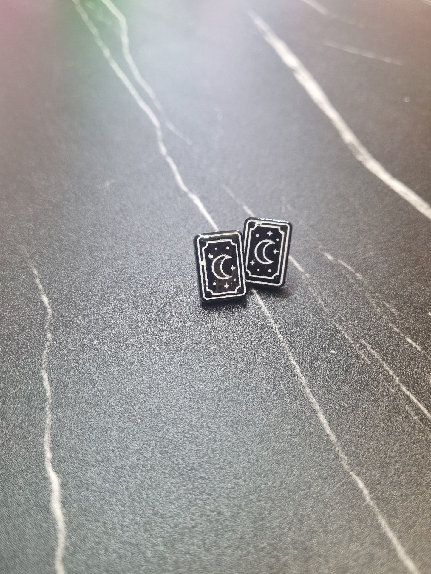 Tarot Card Studs