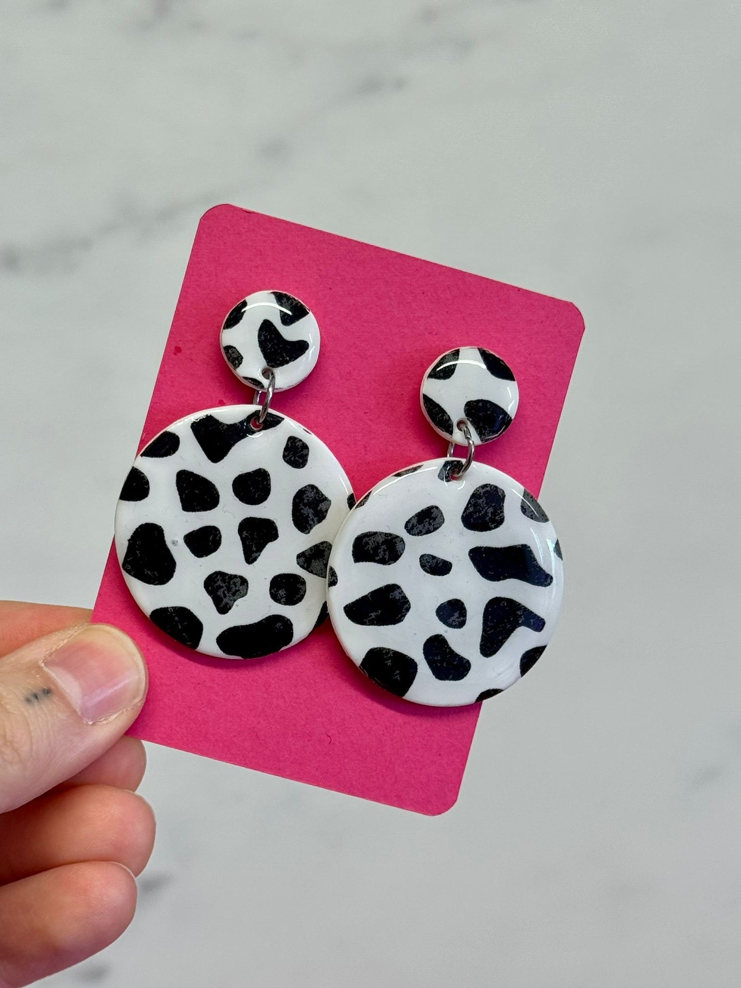Animal Print Earrings