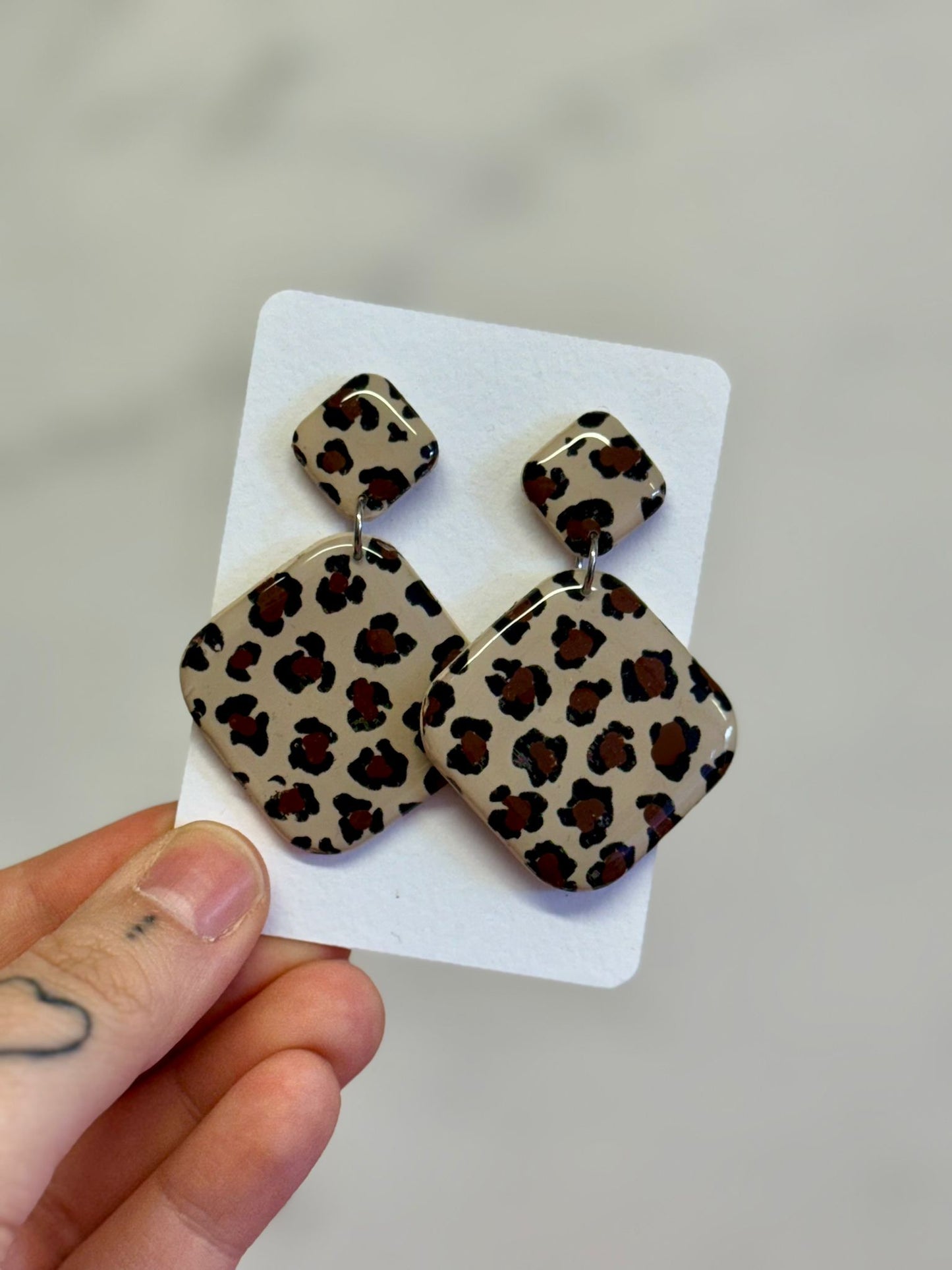 Animal Print Earrings