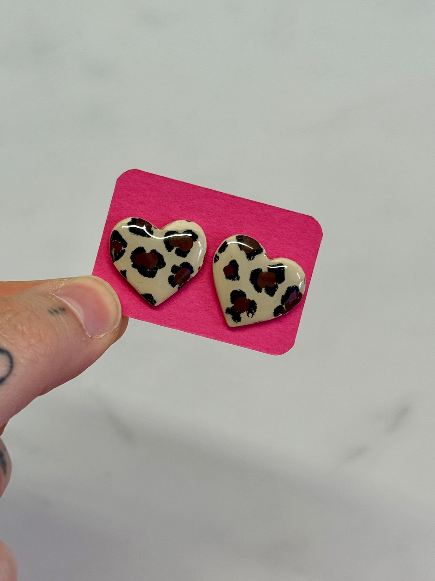Animal Print Earrings