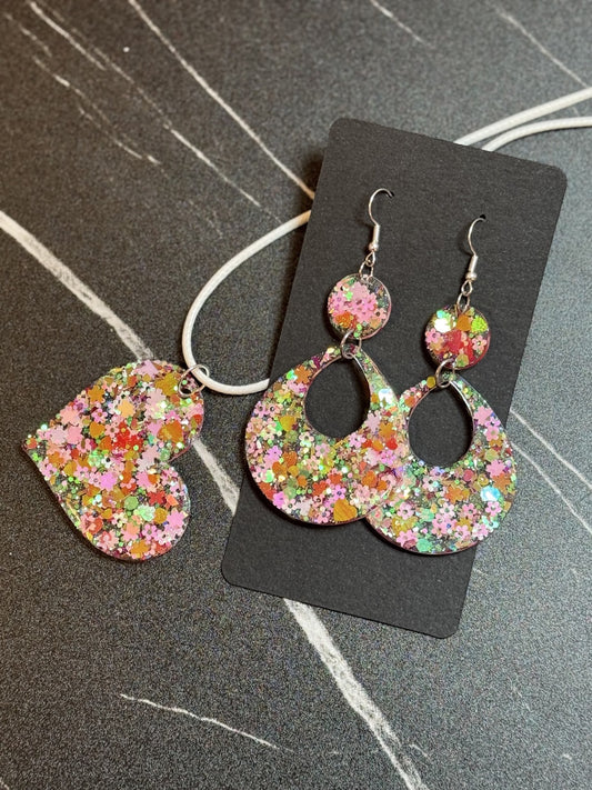 Flower Mix Jewellery Set