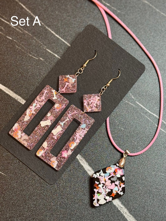 Kawaii Bones Jewellery Set
