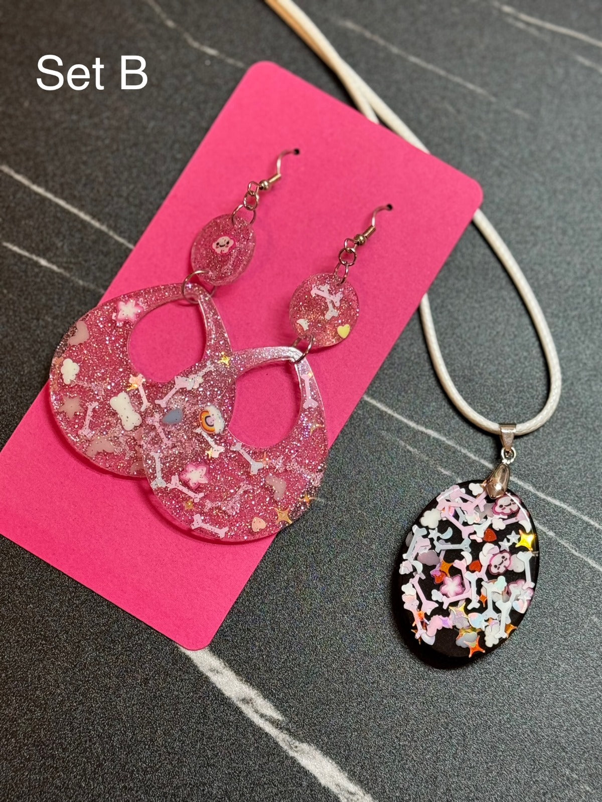 Kawaii Bones Jewellery Set