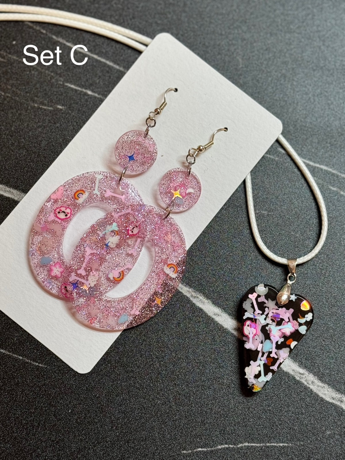 Kawaii Bones Jewellery Set