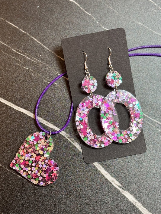 Pink Maple Mix Jewellery Set