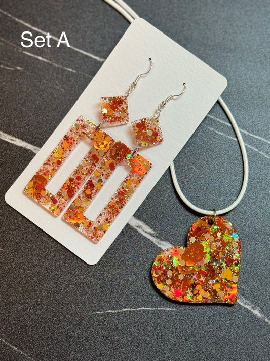 Pumpkin Mix Jewellery Set